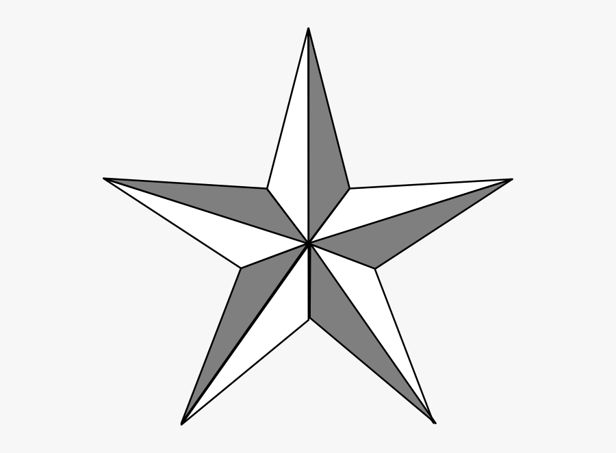 Star Png Clipart Black And White, Transparent Clipart