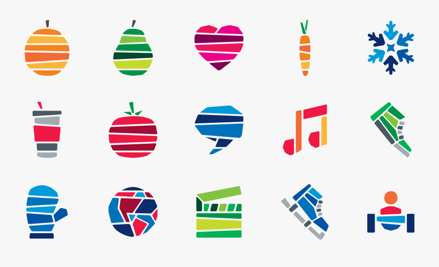 A Playful Graphic System Was Designed To Enhance The, Transparent Clipart