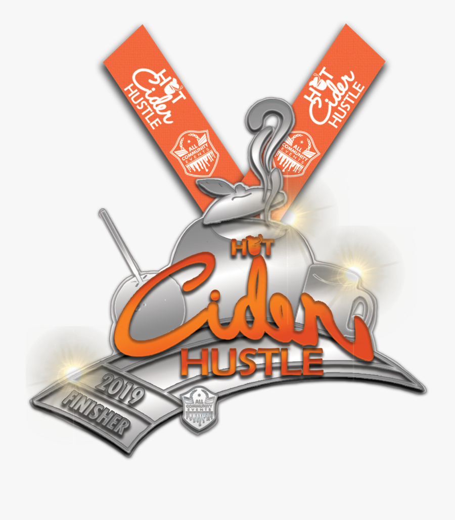 Hot Cider Hustle Medal, Transparent Clipart