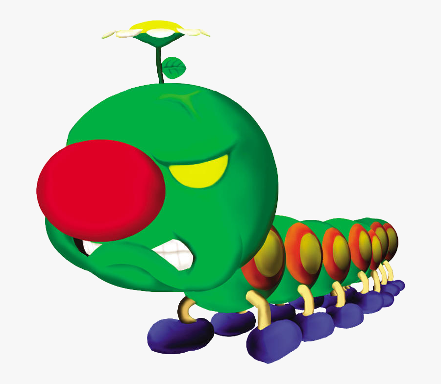 Floruga Sms - Super Mario Sunshine Worm, Transparent Clipart