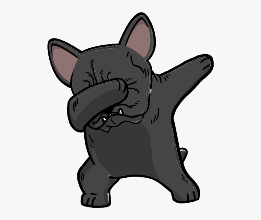 #freetoedit #frenchie #dab - French Bulldog, Transparent Clipart