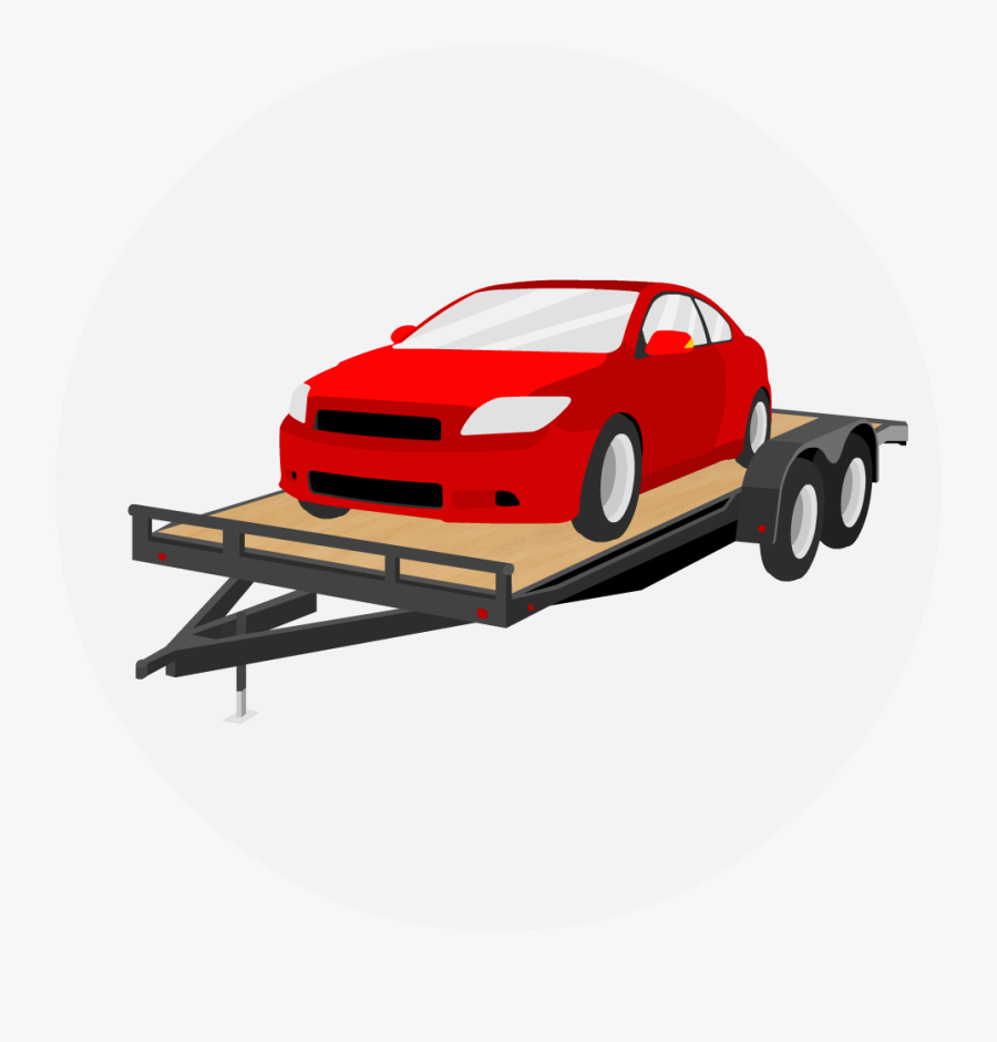 Open Trailers - Trailer, Transparent Clipart