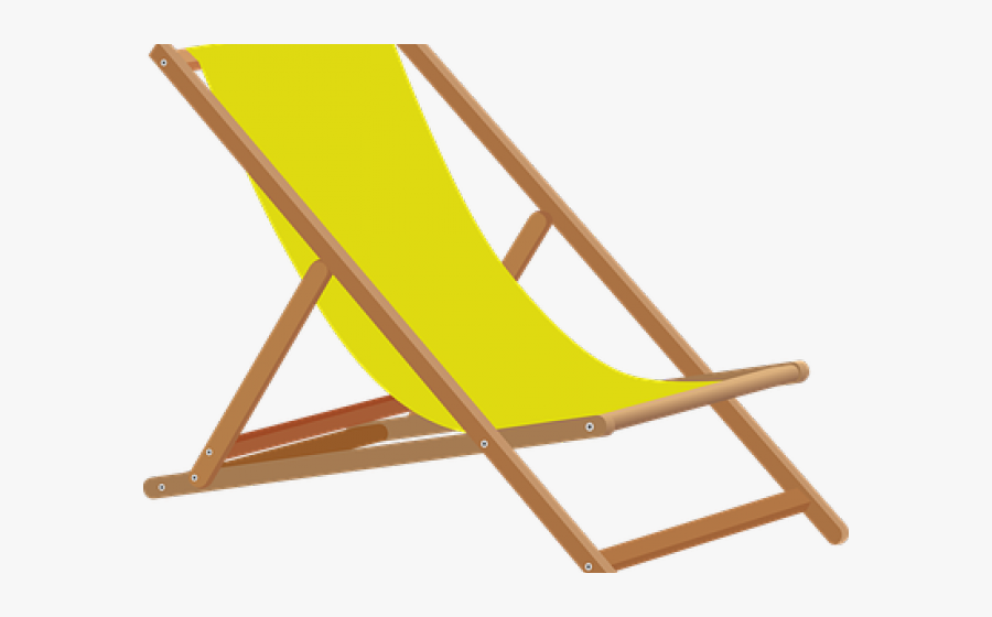Deck Clipart Lawn Chair - Beach Chair Png Transparent, Transparent Clipart