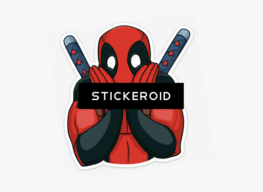 Surprised Popeyed Openeyed Astonished Amazed Goggled - Стикеры Дедпул В Пнг, Transparent Clipart