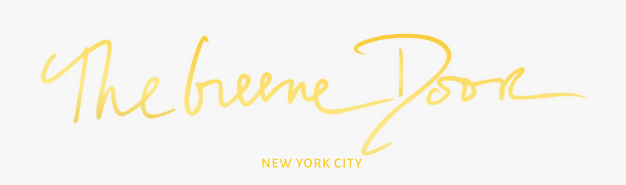 The Greene Door - Calligraphy, Transparent Clipart