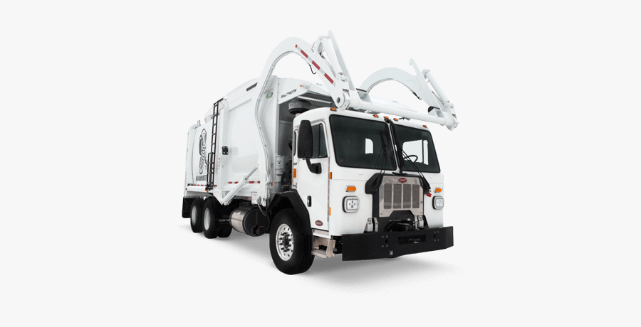 Model Front Load Garbage Truck Toy, Transparent Clipart
