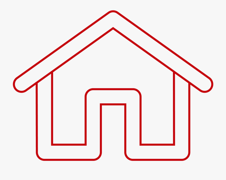 Icon Of A House, Transparent Clipart