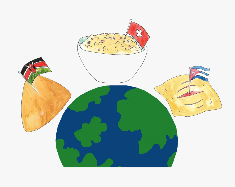Food Around The World Clipart, Transparent Clipart