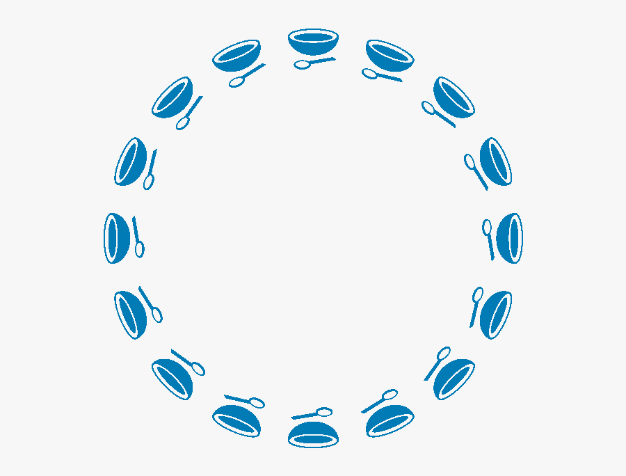 Food Programme - Dotted Circle Clipart, Transparent Clipart