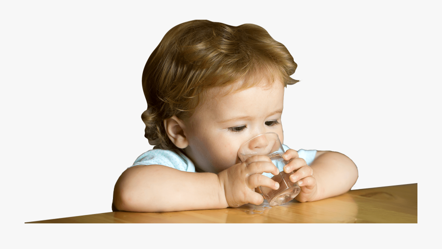 Little Boy Drinking Water - Bayi Boleh Minum Air Putih, Transparent Clipart