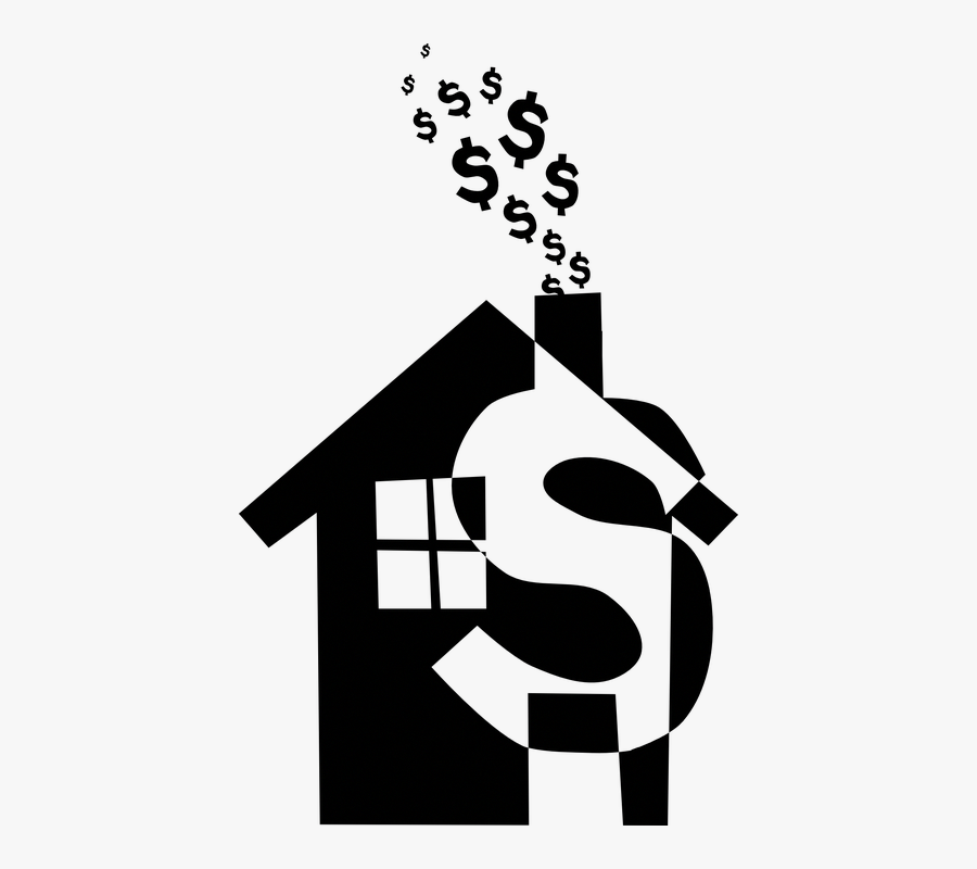 Buying A House At The Top Of Your Budget Clipart , - Money House Clipart, Transparent Clipart