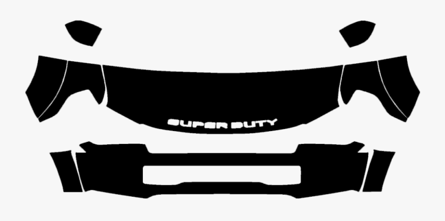 2019 Ford F450 Super Duty Xl Xlt 3m Clear Bra Deluxe, Transparent Clipart