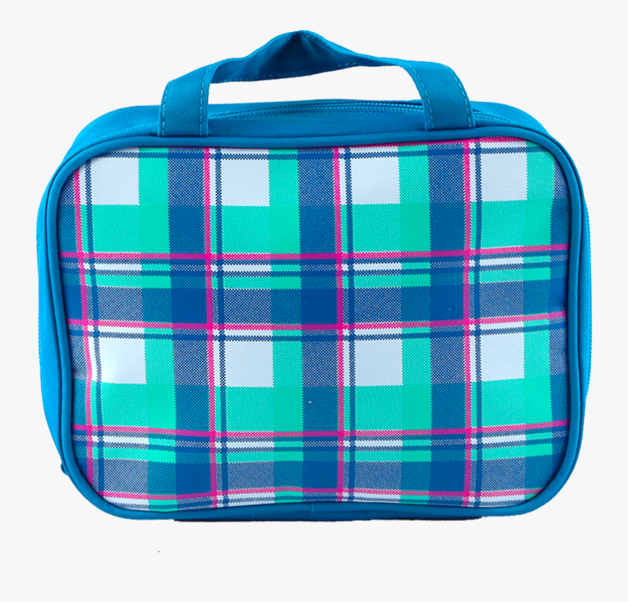 Checkered Png -blue Checkered Large - Bag, Transparent Clipart