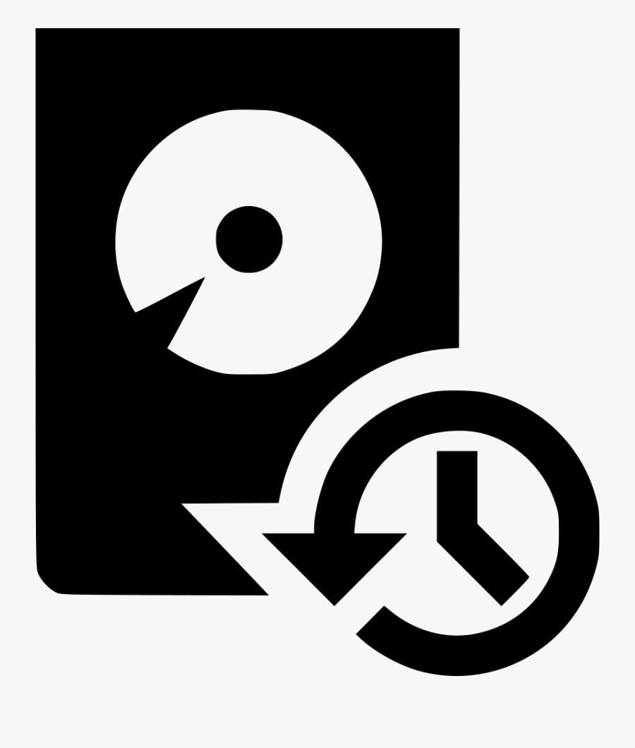 Hard Drive Backup - Disk Backup Icon Svg, Transparent Clipart