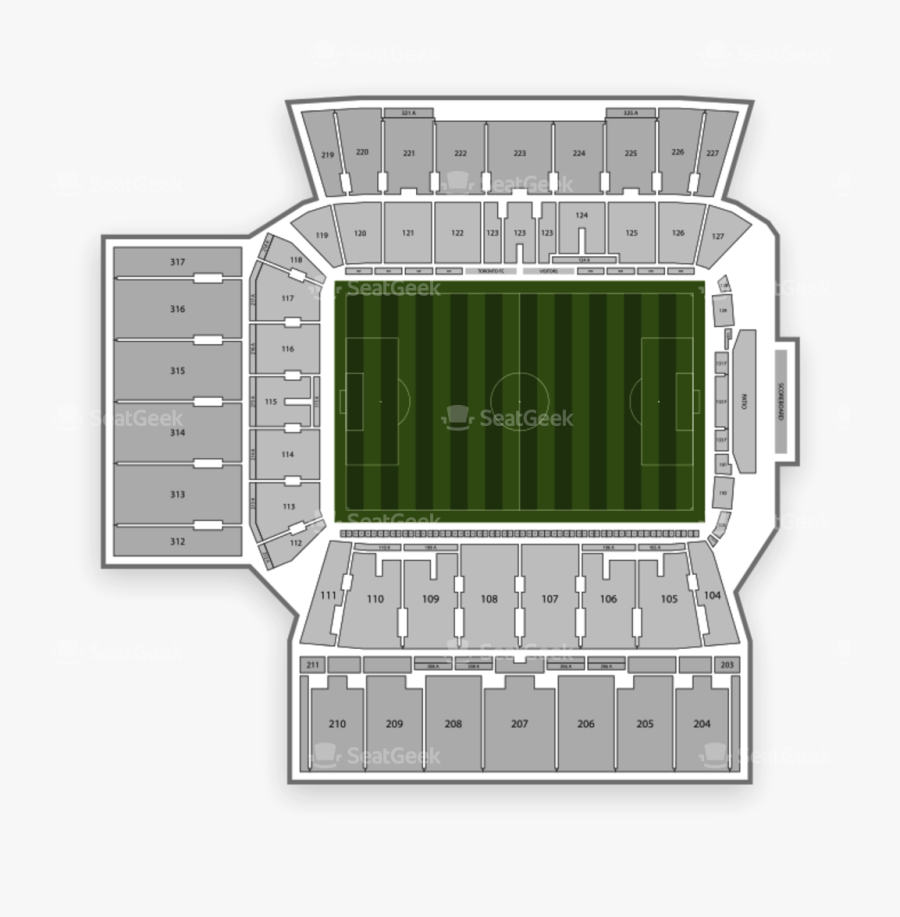 Section 121 Bmo Field , Transparent Cartoons - Bmo Field Seating Chart, Transparent Clipart