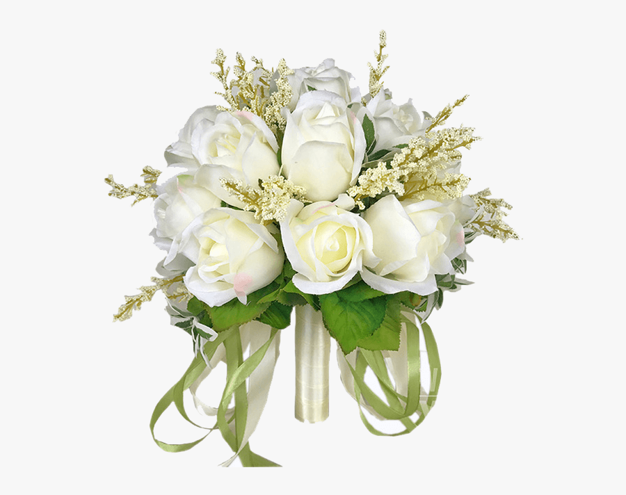 White Flower Bouquet Png, Transparent Clipart
