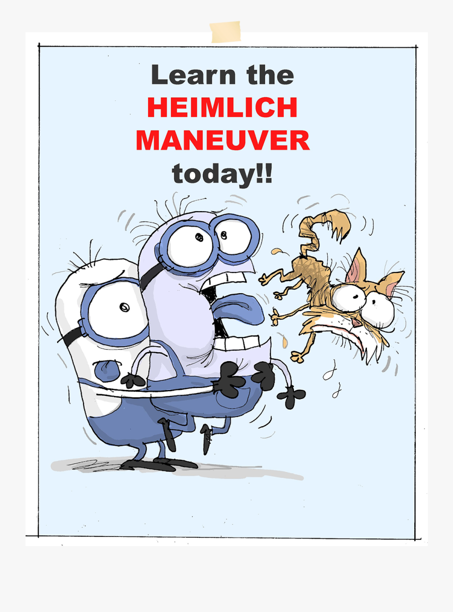 Heimlich Maneuver Minions, Transparent Clipart