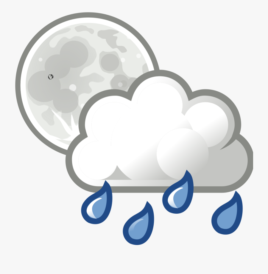 Rain Cloud And Sun, Transparent Clipart