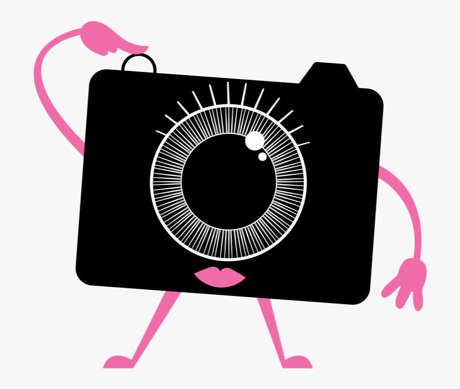 Oojamaflick Camera Mascot, Transparent Clipart