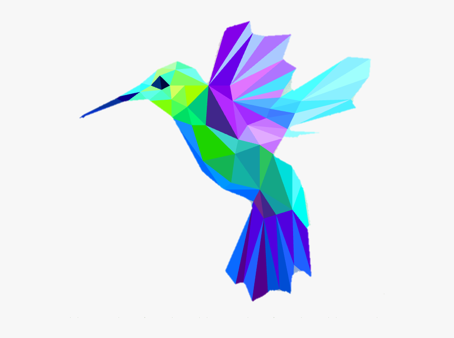 #colibri #azul #pájaro #pajaroazul #colibríazul #bird - Polysphere Bird, Transparent Clipart