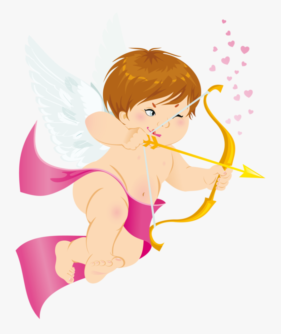Angel With Bow Free - Angels Png Clipart, Transparent Clipart
