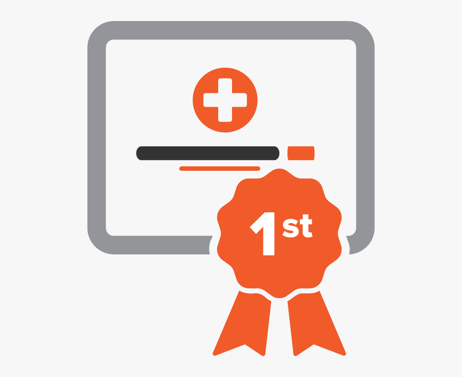 ) We Are The First And Only Search Engine Of It"s Kind - Medical Certification Icon, Transparent Clipart