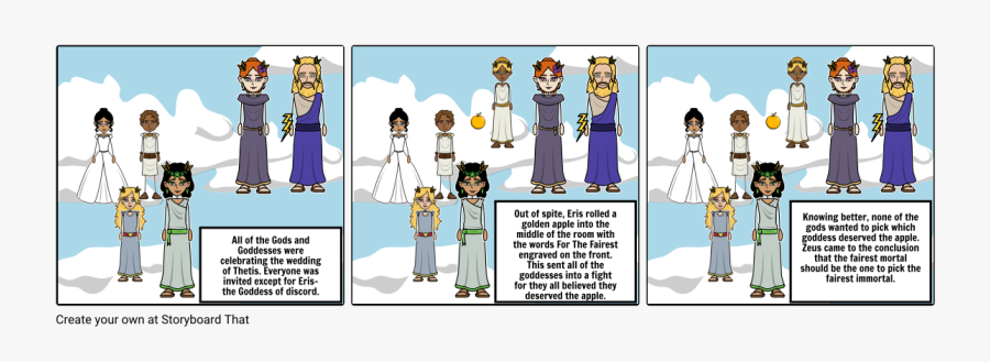 Goddess Clipart Eris - Cartoon, Transparent Clipart