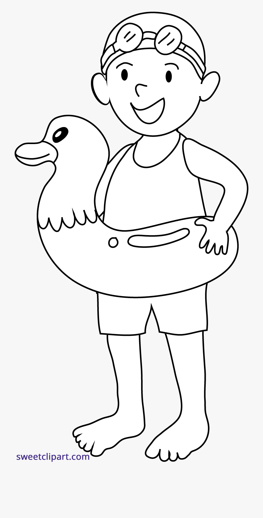 Transparent Swimming Clipart Png - Cartoon, Transparent Clipart