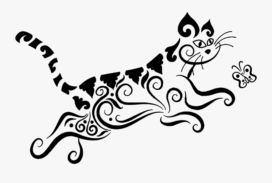 Ornament Animal Drawing Funny - Png Clipart Floral Ornament, Transparent Clipart