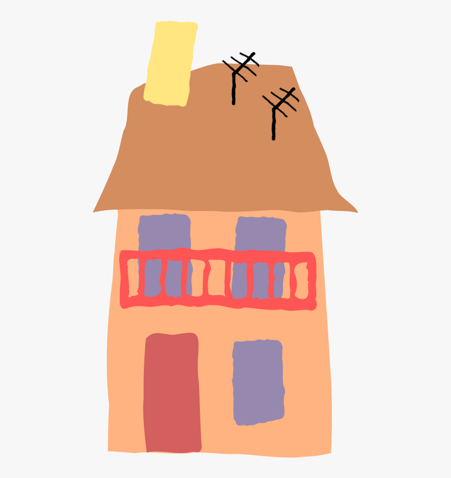 Crooked House - Illustration, Transparent Clipart