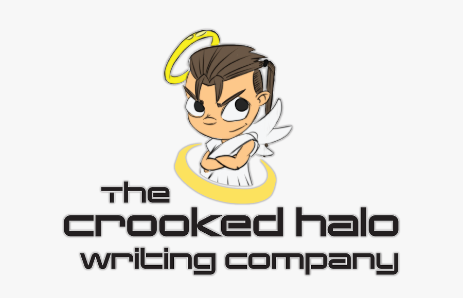 The Crooked Halo Academic - Angel With Tarnished Halo, Transparent Clipart