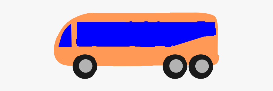 Crooked Bus - Bus, Transparent Clipart