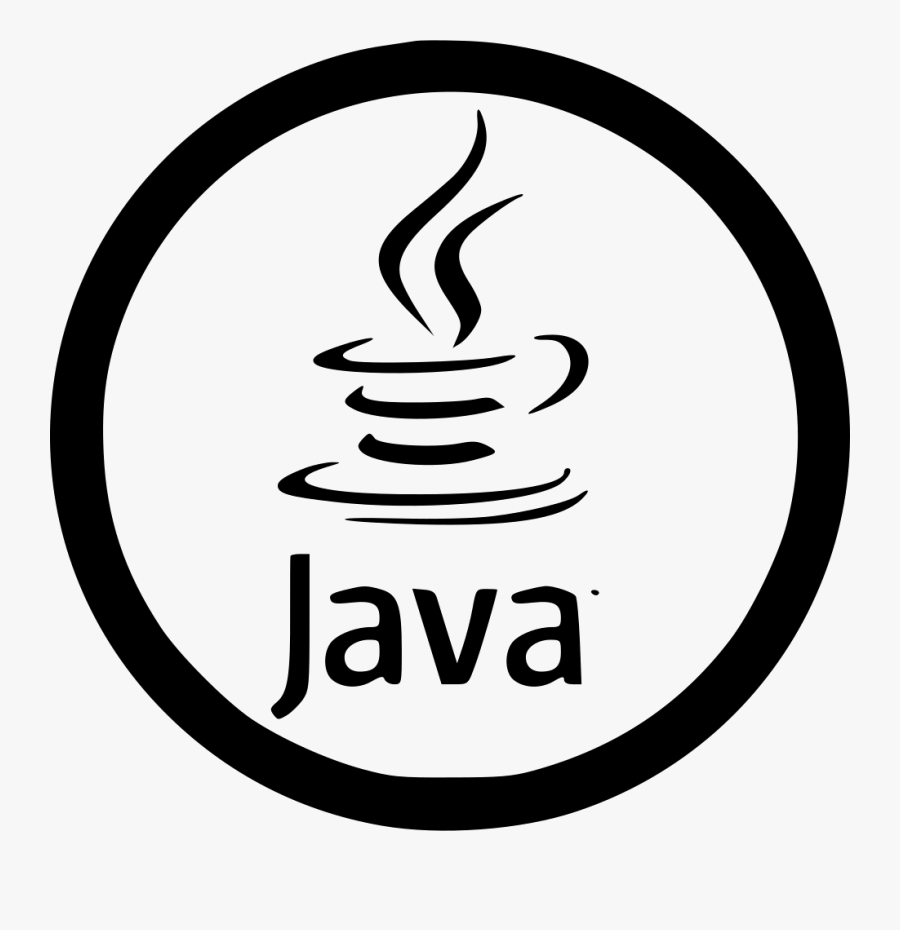 Png File Svg - Black Java Logo Png, Transparent Clipart