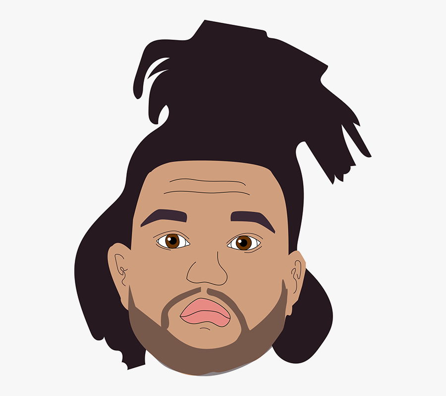 Rapper Vector The Weeknd - Weeknd Cartoon Png, Transparent Clipart