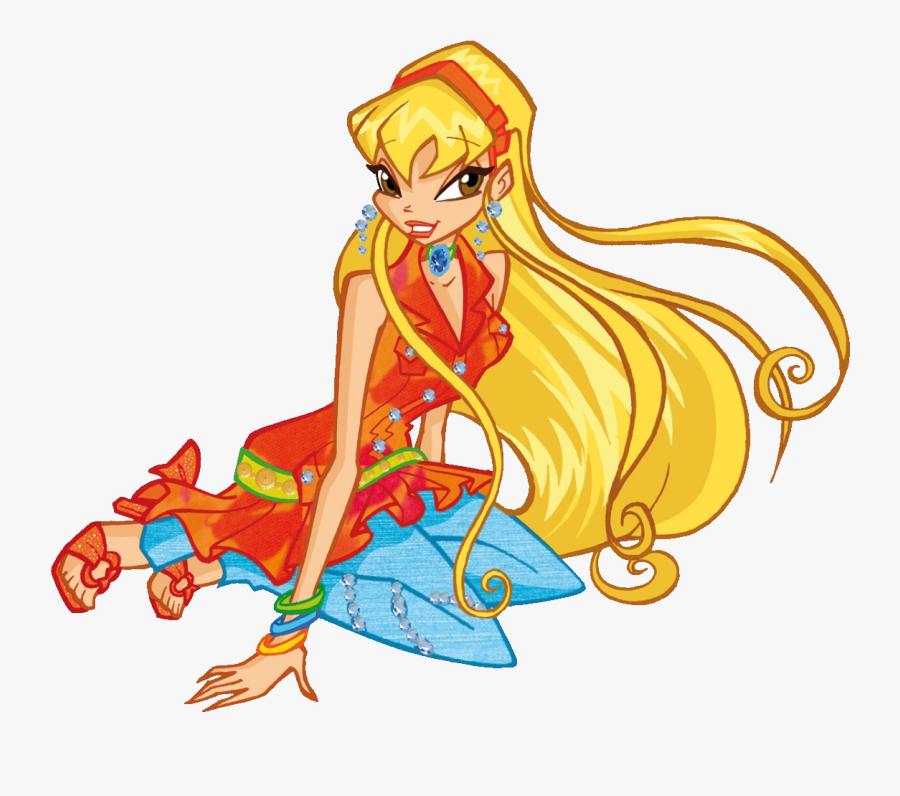 Outfits - Season 3 - Stella - Jeans - Winx Club Stella - Winx Club Season 3 Stella, Transparent Clipart