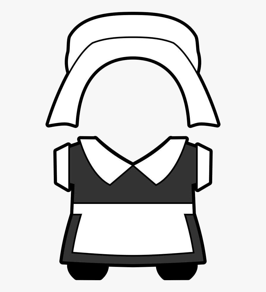 Pilgrim Hat Clipart Outfit Picture Transparent Png - Pilgrim Girl Hat Clipart, Transparent Clipart