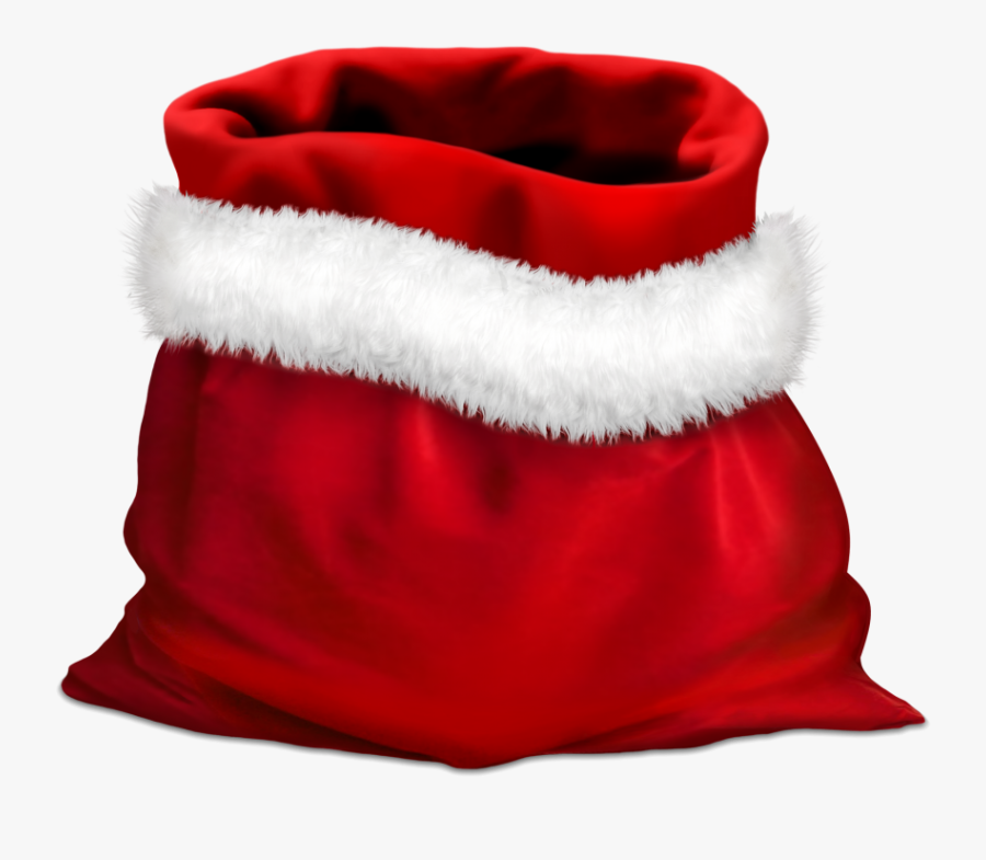 Christmas Santa Bag Png, Transparent Clipart