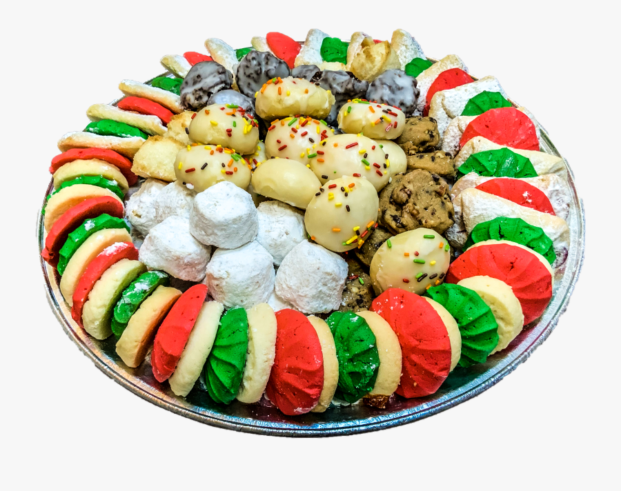 Assorted Italian Cookie Tray - Cookie Tray Clipart Transparent, Transparent Clipart