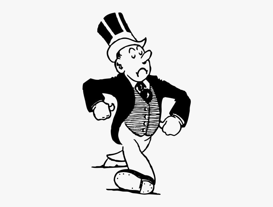 Rich Mans Strut Vector Clip Art - Rich People Drawing, Transparent Clipart