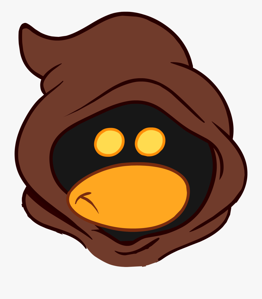 Clipart Penguin Nose - Club Penguin Star Wars Mask, Transparent Clipart