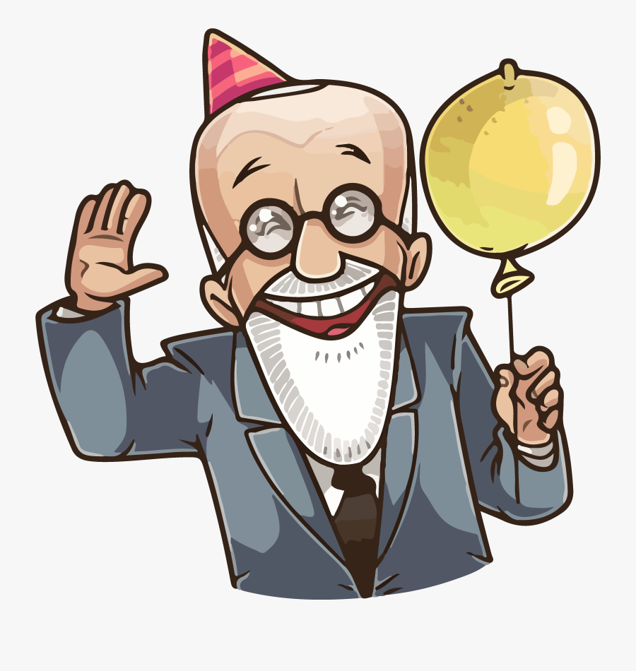 Freud Sticker, Transparent Clipart
