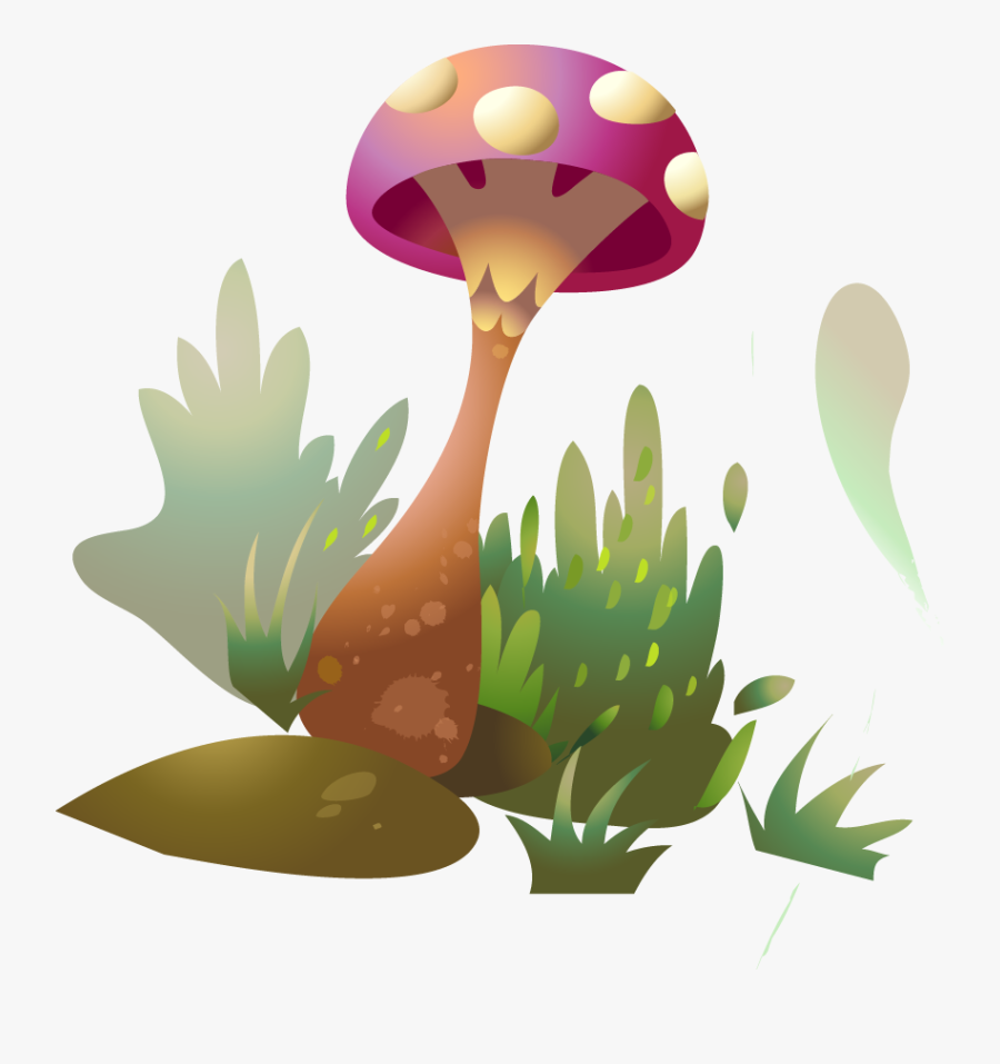 Mushroom Drawing Clip Art - Drawing, Transparent Clipart