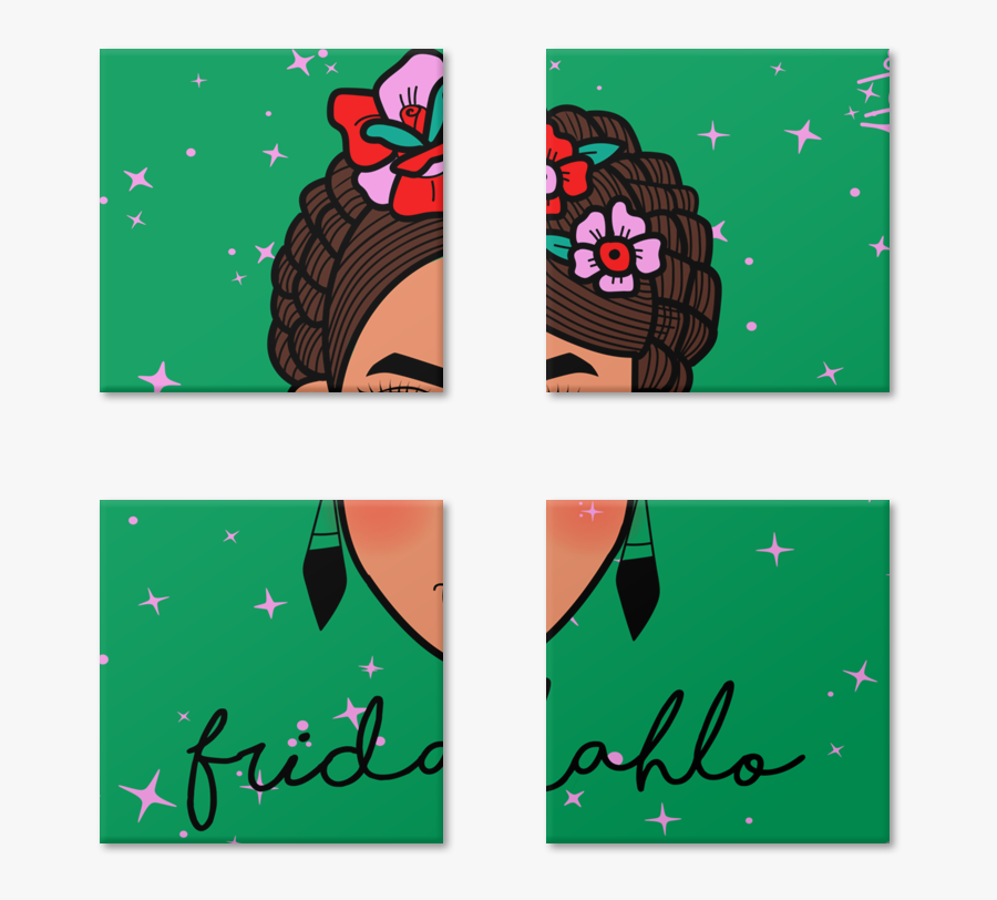 Magneto Frida Kahlo De Jéssica Abdona Clipart , Png - Illustration, Transparent Clipart