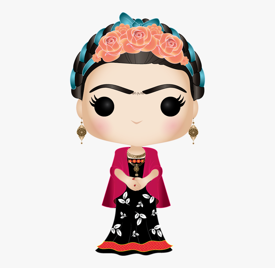 Funko Pop Frida Kahlo Png, Transparent Clipart