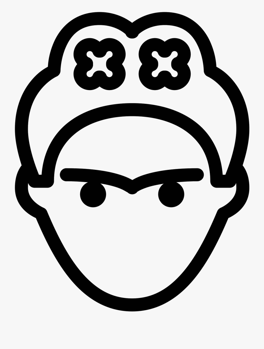 Frida Kahlo Icon - Frida Kahlo Smiley, Transparent Clipart