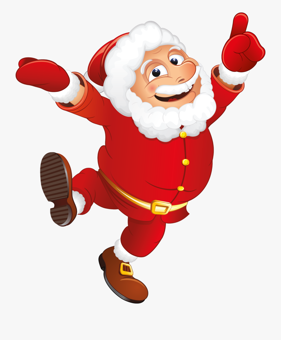 Scrap Santa Claus, Saint Nicholas, Father Christmas, - Santa Claus Dancing Cartoon, Transparent Clipart