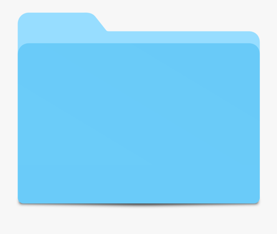 Blue,turquoise,square - Blue Folder Clipart, Transparent Clipart
