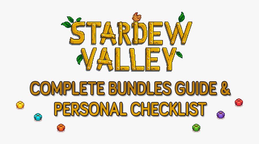 Transparent Checklist Clipart - Stardew Valley Seasons Checklist, Transparent Clipart
