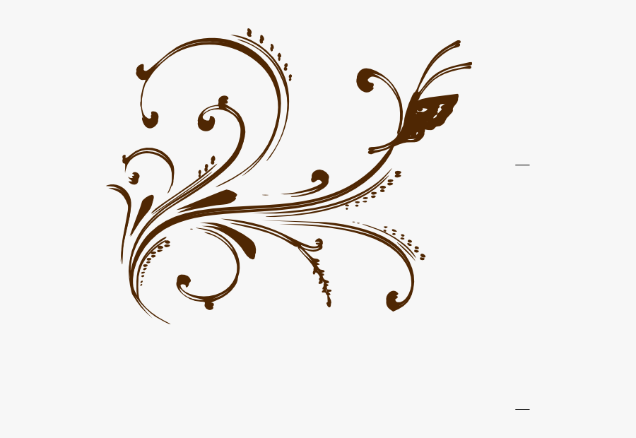 Flower Design Vector Black And White, Transparent Clipart