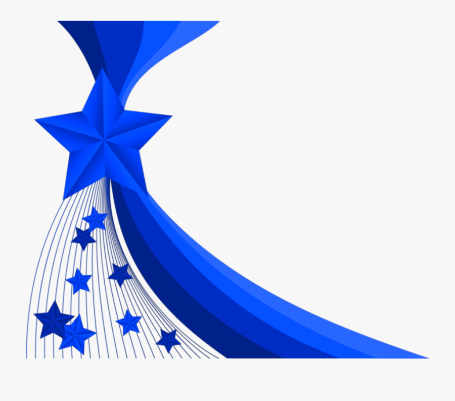 #mq #star #stars #swirls #swirl #blue - Red Background Design Png Hd, Transparent Clipart